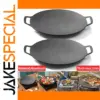 Portable Aluminum Grilling Pan for Outdoor Cooking