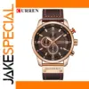CURREN 8291 Rose Gold Chronograph Wristwatch