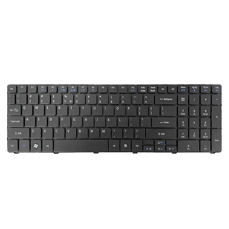 Acer Laptop Replacement Keyboard Black US Layout 2 Acer Laptop Replacement Keyboard Black US Layout - Image 2