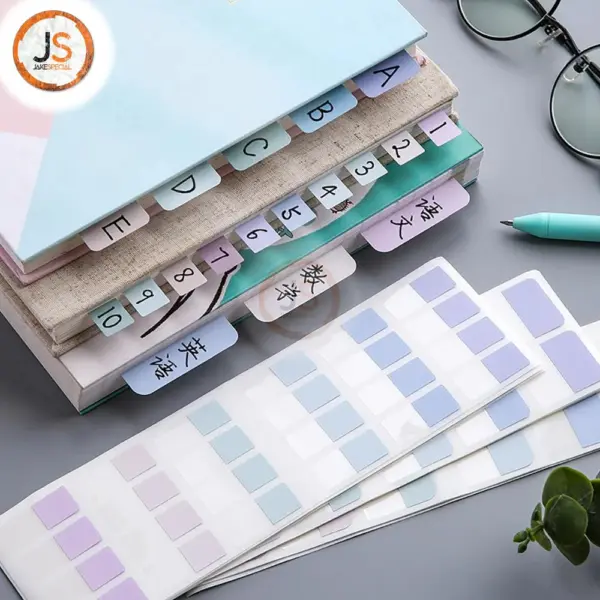Self-Adhesive Sticky Notes Set in Pastel Colors - Image 4