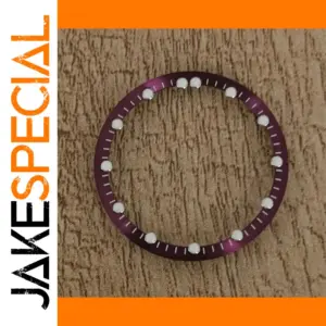 28.5mm Purple Stainless Steel Watch Bezel