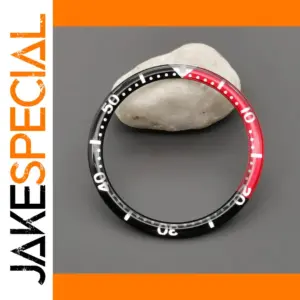 39mm Black Red White Bezel for SKX 6105 6309