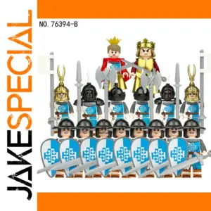 Knight Themed Mini Figure Set with Royals