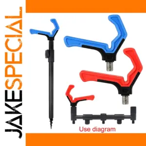 V Shape Fishing Rod Holder with Dual Heads