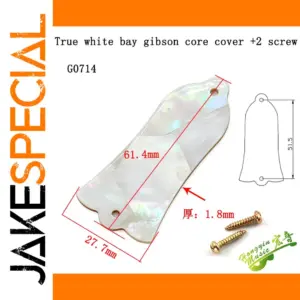 Iridescent Bell-Shaped Guitar Truss Rod Cover