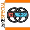 Black Joy-Con Racing Wheel Grips for Switch