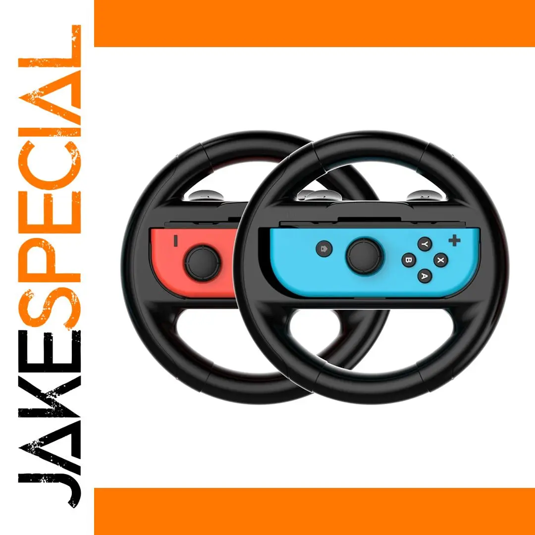 Black Joy-Con Racing Wheel Grips for Switch 1 Black Joy-Con Racing Wheel Grips for Switch