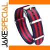 Navy Blue Nylon Watch Band 20mm 22mm