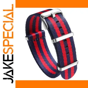 Navy Blue Nylon Watch Band 20mm 22mm