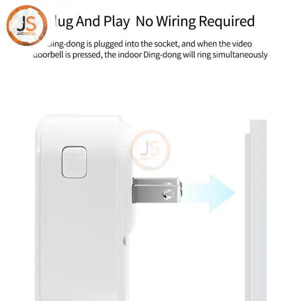 Wireless Doorbell Chime Receiver with 52 Ringtones - Image 4