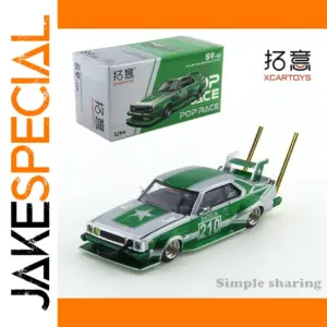 XCARTOYS 1:64 Vintage Green Diecast Car Model