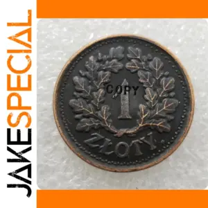 1928 Poland 1 Zloty Replica Coin Collectible