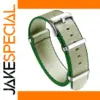 Two-Tone Nylon Watch Band for 20mm 22mm Watches