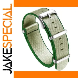 Two-Tone Nylon Watch Band for 20mm 22mm Watches