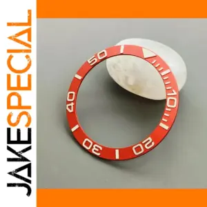 38mm Red Aluminium Bezel Insert for SKX007 SRPD