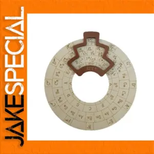 Circle of Fifths Chord Wheel for Musicians