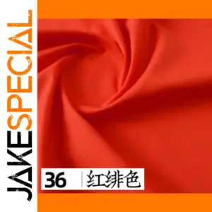 145x50cm Solid Red Poplin Cotton Fabric