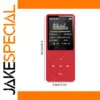 Compact Red MP3/MP4 Player with FM Radio
