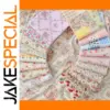 Pastel Floral Cotton Fabric for DIY Crafts 160x50cm