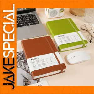 A5 Dotted Notebook with PU Leather Cover