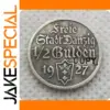 Danzig 1927 Half Gulden Replica Coin