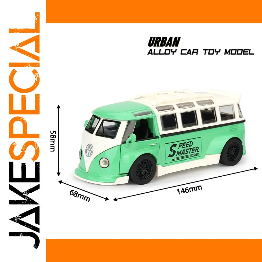1:32 Volkswagen Bus T1 Diecast Green Model 1 1:32 Volkswagen Bus T1 Diecast Green Model