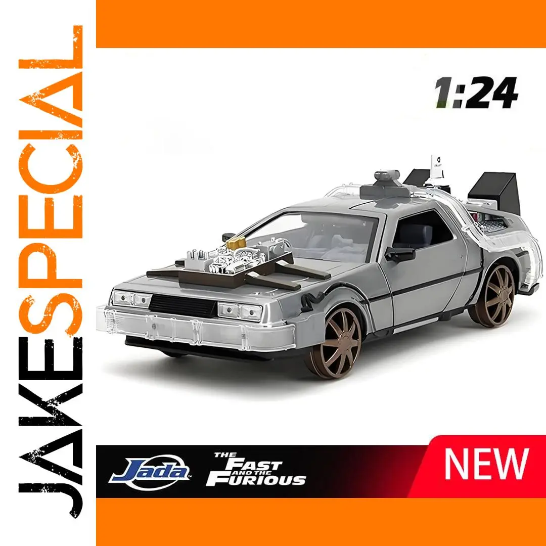 DeLorean DMC-12 1:24 Scale Diecast Model 1 DeLorean DMC-12 1:24 Scale Diecast Model