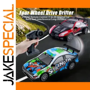 1:20 Scale RC Electric Drift Car Green and Blue