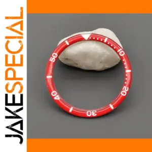 Red Resin Aluminium Bezel Insert for SKX 6105 6309