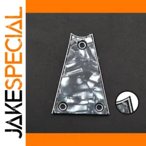Grey Pearl Triangle Guitar Truss Rod Cover 42.5mm