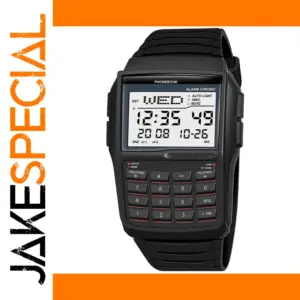Digital Sports Calculator Watch Waterproof Black