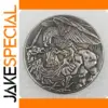 Antique Replica Coin with Mythical Creatures