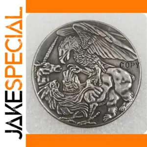 Antique Replica Coin with Mythical Creatures