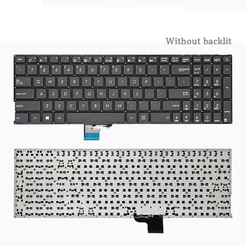 ASUS Zenbook Replacement Keyboard Black Layout 2 ASUS Zenbook Replacement Keyboard Black Layout - Image 2