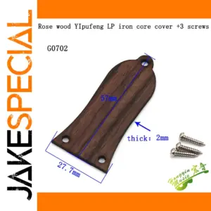 Rosewood Truss Rod Cover for Electric Guitars