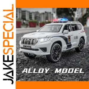 1/24 Scale Toyota Land Cruiser Prado Police Model