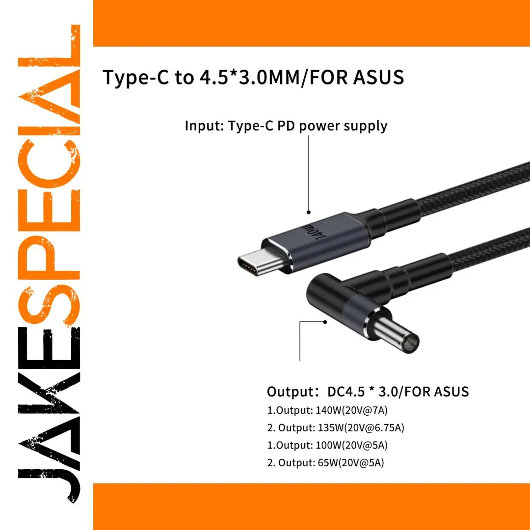 65/140W USB-C PD Charger Cable for Laptops 1 65/140W USB-C PD Charger Cable for Laptops