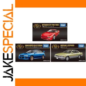 TOMY Diecast Car Model Set - GTO, STI, Leopard