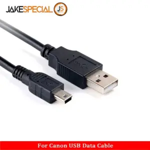Mini 5-Pin USB Data Transfer Cable for Canon 8 70c0d53294624fe5bde19ae2 with overlay