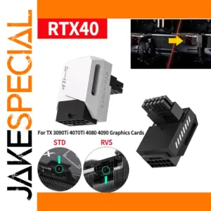 600W PCI-e 5.0 12+4pin Power Adapter for GPUs