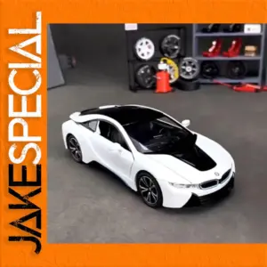 1:22 BMW i8 Diecast Model Car with Lights