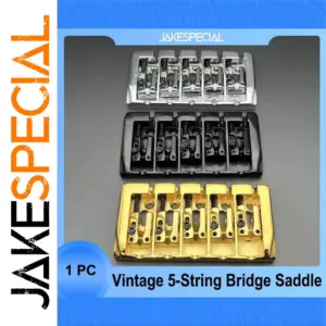 Vintage 5-String Locked Saddle Bass Bridge