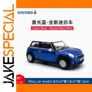 OXFORD Mini Cooper Model in Laser Blue 1:76