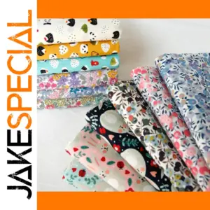Pastoral Floral Cotton Poplin Fabric 145x50cm