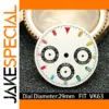 29mm VK63 Movement Watch Dial with Colorful Markers