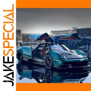 1:32 Scale Metallic Teal Pagani Huayra Model