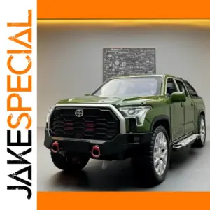 MINI AUTO 1:32 Green Tundra Diecast Model Truck