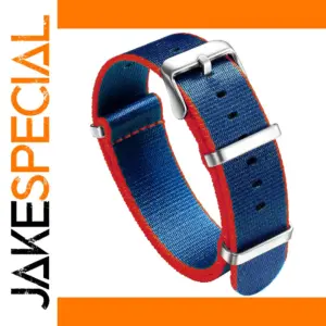 Royal Blue Nylon Watch Band 20mm 22mm