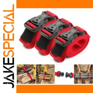 Outdoor Nylon Cargo Straps Set - 2 or 3 Pieces