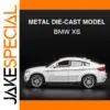 1:32 White BMW X6 Diecast Model SUV